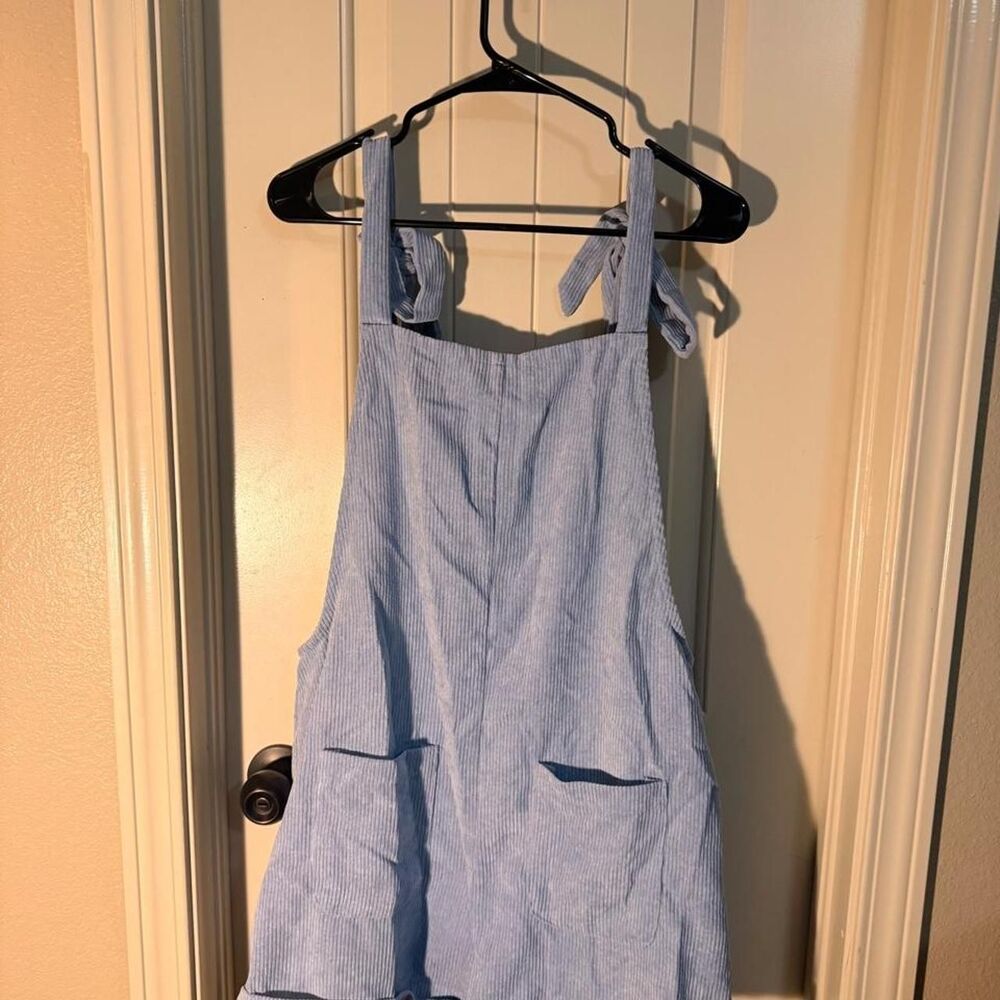 Women's Blue Dungarees-overalls